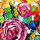 Картина с розами "Розовый блюз" масло. Картины. ЯРКИЕ КАРТИНЫ Наталии Ширяевой. Ярмарка Мастеров.  Фото №6