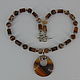 Necklace made of natural stones 'Polished agate'. Necklace. Magic box. My Livemaster. Фото №6