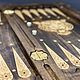 Backgammon hand-carved 'Tiger' Art. .059. Backgammon and checkers. Gor 'Derevyannaya lavka'. My Livemaster. Фото №5
