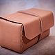 Case made of genuine leather ' Sand yellow', Travel bags, St. Petersburg,  Фото №1
