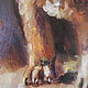 Lion cub, oil painting on canvas, gift to a child, in the nursery. Pictures. myfoxyart (MyFoxyArt). My Livemaster. Фото №6