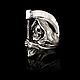  Перстень Ангел смерти Жнец. Перстень. Rhyton Jewelry. Интернет-магазин Ярмарка Мастеров.  Фото №2