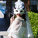 A wedding Venetian mask with ostrich feathers, Carnival masks, Smolensk,  Фото №1