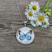 Украшения handmade. Livemaster - original item Pendant silver Butterfly. Handmade.
