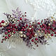 Wedding comb with amethysts. Hair Decoration. Your crowN (Your-crowN). Online shopping on My Livemaster.  Фото №2