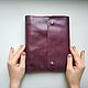 A5 purple leather diary with buttons, Diaries, St. Petersburg,  Фото №1