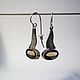 Earrings classic: The Topaz earrings 'Fern'. Earrings. Interslesar  Dmitry Kosoplechev. My Livemaster. Фото №4
