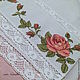 Кухонное винтажные полотенце с вышивкой "Бутоны роз". Полотенца. ot Natalis. Ярмарка Мастеров.  Фото №5