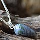 Pendulum pendant with moss agate. Pendant. Beautiful magic stones (silakamnia). My Livemaster. Фото №6