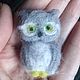 Brooch-pin: OWL, Brooches, Tambov,  Фото №1