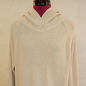 Одежда handmade. Livemaster - original item Hoodie-oversize knitted cotton. Handmade.