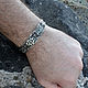 Men's and women's silver bracelet with rock carvings RO0005, Bead bracelet, Yerevan,  Фото №1