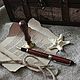 Бутылка декоративная "Письмо в бутылке". Вазы. Анна Жигалкович. Anna_Linen_World. Ярмарка Мастеров.  Фото №5