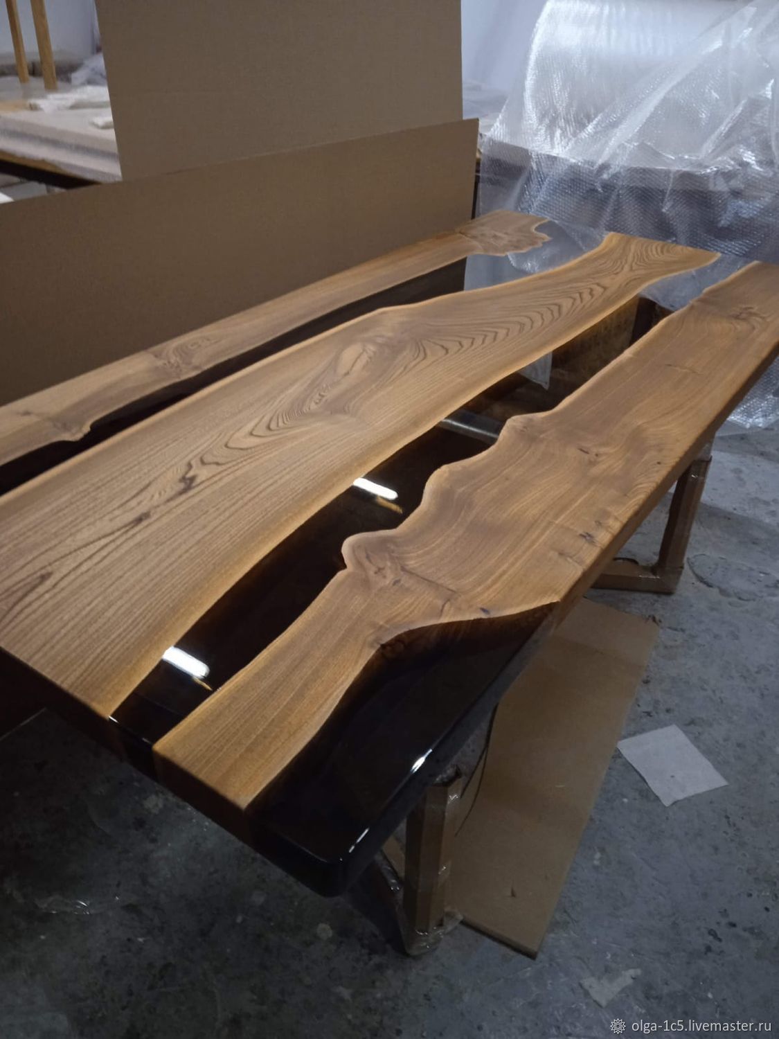 Обеденный стол река в интернет-магазине на Ярмарке Мастеров | Столы ...