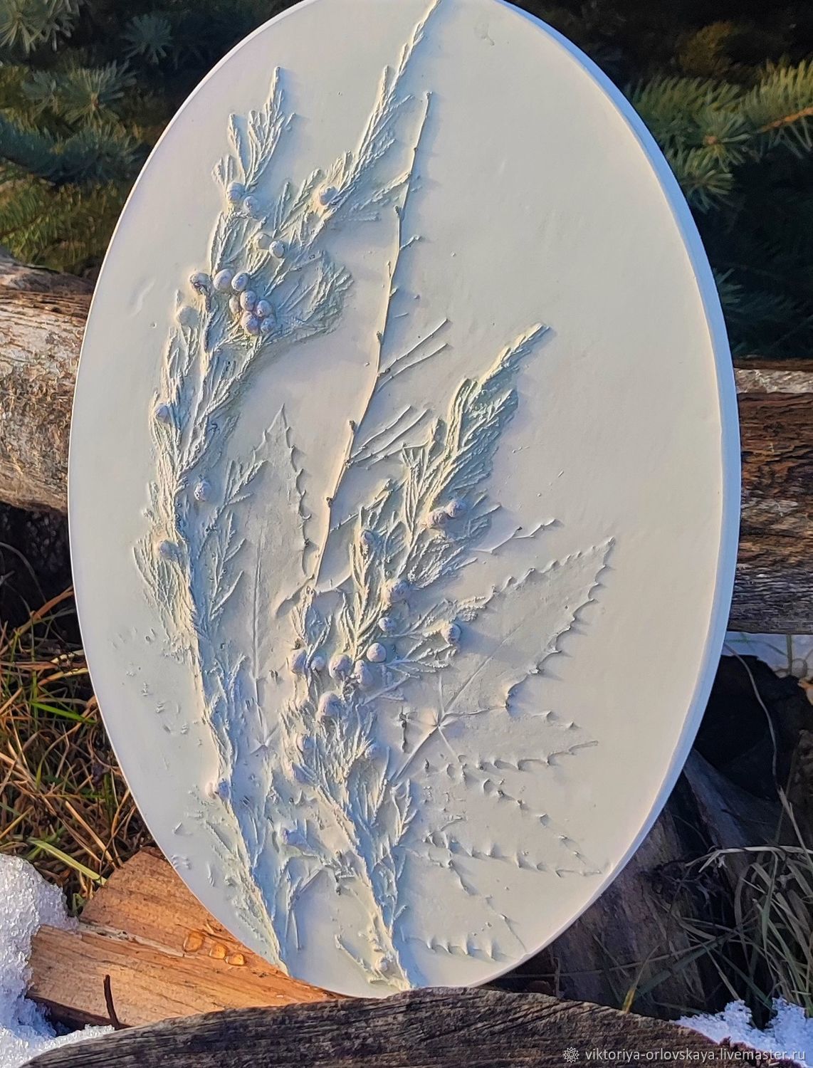 Ботанический барельеф "Можжевеловые веточки" в интернет-магазине ...