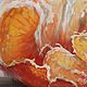 Oil painting on canvas 'New Year's tangerine'. Pictures. Hudozhnik Yuliya Kravchenko (realism-painting). Ярмарка Мастеров.  Фото №4