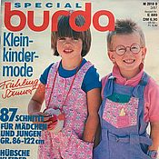 Материалы для творчества handmade. Livemaster - original item Burda fashion for children 1987 E 889. Handmade.