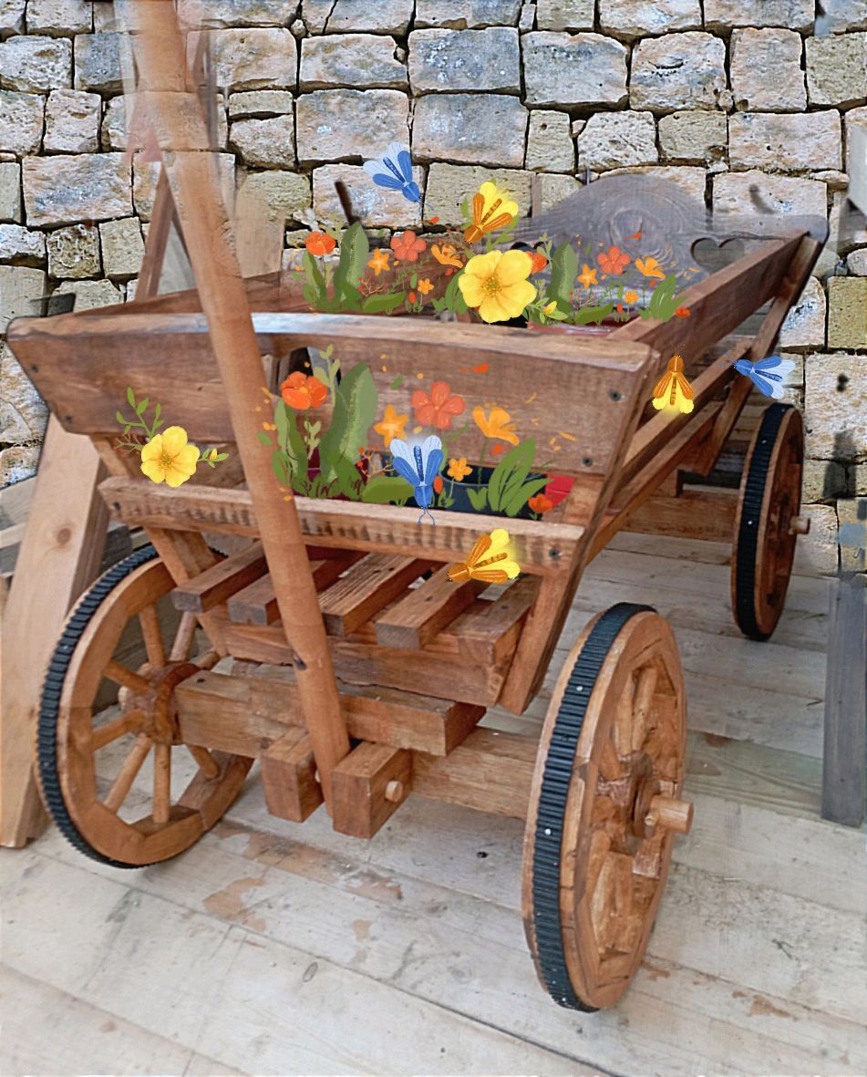 Тележки садовые под цветы - заказать в онлайн-магазине Формула Дачи