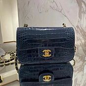 Сумки и аксессуары handmade. Livemaster - original item Shoulder bag made of genuine crocodile leather, custom made!. Handmade.