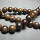 Bronzit beads 8 mm, smooth ball, Beads1, Dolgoprudny,  Фото №1