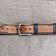Exclusive, durable leather belt. Straps. aleksei32067. My Livemaster. Фото №5