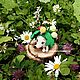 Handmade toys. Gooseberry! Number of 'Flower hedgehogs!'. Amigurumi dolls and toys. Cross stitch and beads!. My Livemaster. Фото №4