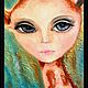 Paintings: giraffe girl. Pictures. raisa-leonova. Online shopping on My Livemaster.  Фото №2