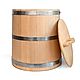 Order Cedar tub 50 liters hoops made of galvanized steel. Art.17053. SiberianBirchBark (lukoshko70). Livemaster. . Barrels and tubs Фото №3