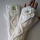 Fingerless gloves long-stem Roses. Mitts. HOBBIMANIYA (satinik). My Livemaster. Фото №4