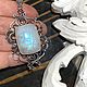 'Collection' Pendant with a moonstone N3. Pendant. UNIQUE-LIT. My Livemaster. Фото №4