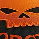 Нашивки Harley-Davidson Willie G на спину черно-оранжевая. Именные сувениры. Konstantin-4fo. Ярмарка Мастеров.  Фото №6