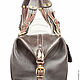 Womens leather handbag Eiffel tower brown. Classic Bag. Russian leather Guild. Online shopping on My Livemaster.  Фото №2