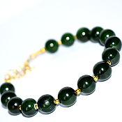 Украшения handmade. Livemaster - original item Bracelet jade. Sayan. Handmade.