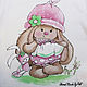 Children's bodie 'Bunny Teddy'. T-shirts. HandMade By Pil' (handmade-by-pil). Online shopping on My Livemaster.  Фото №2
