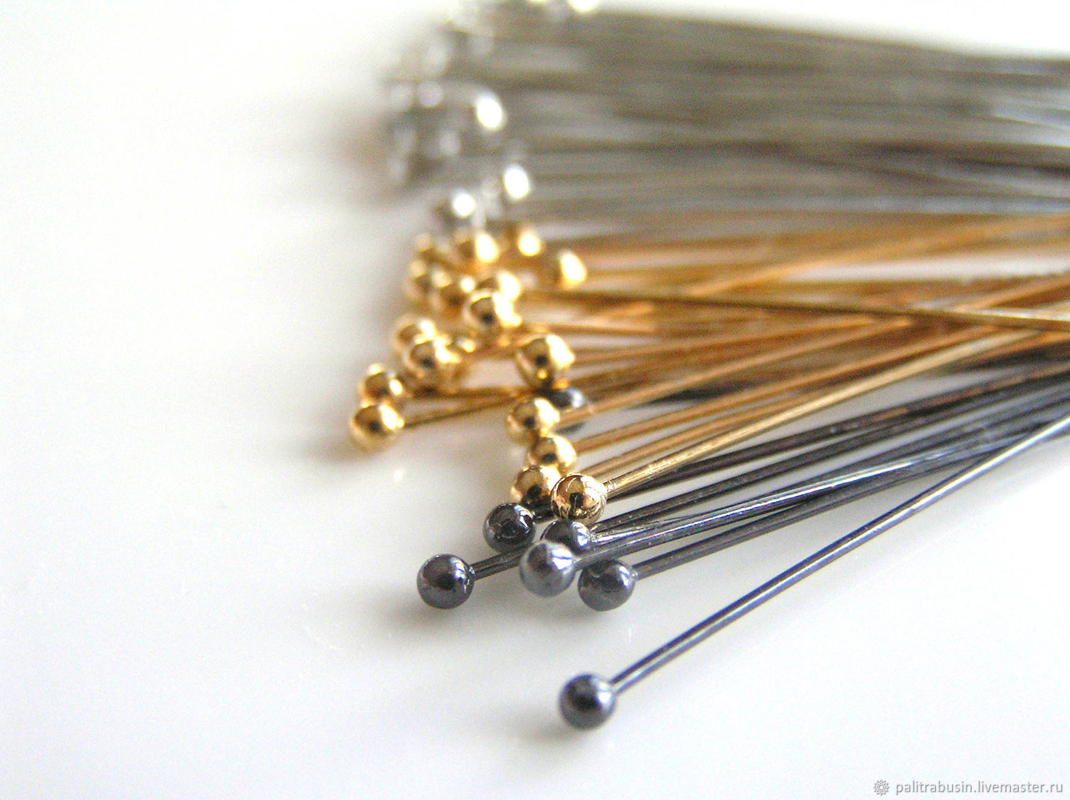  pins rhodium coating, Accessories for jewelry, Tyumen,  Фото №1