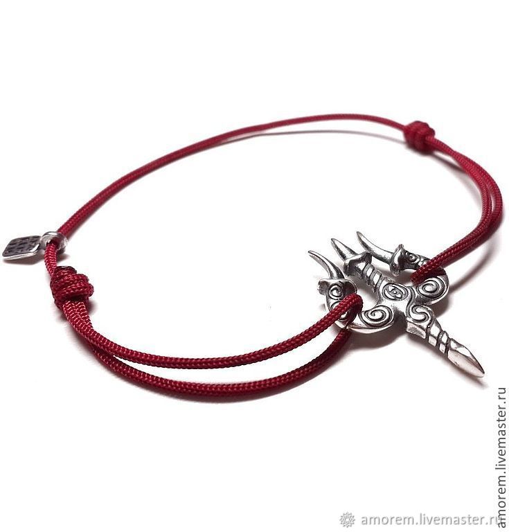 Trishula bracelet, 925 silver, Bracelet thread, Moscow,  Фото №1