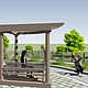 3d-визуализация проекта благоустройства территории. Дизайнерские услуги. Dizajn-byuro-metafora. Ярмарка Мастеров.  Фото №7