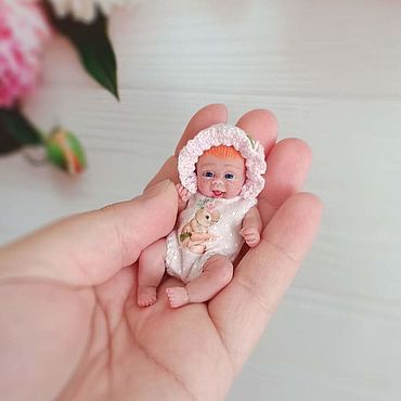 Куклы и игрушки ручной работы. Ярмарка Мастеров - ручная работа Силиконовая рыжулька 6,5 см.. Handmade.