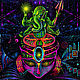 New, super-cool fluorescent painting 'Ganesh', Pictures, Moscow,  Фото №1