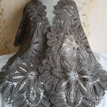 Аксессуары ручной работы. Ярмарка Мастеров - ручная работа Шарф кружевной. Handmade.