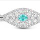 Заказать Золотой браслет с неоновым апатитом 3,18  ct, сапфирами и бриллиантами. AMG. Ярмарка Мастеров. . Браслет жесткий Фото №3
