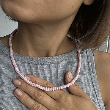 Колье из опала с серебряным замком. . Украшения ручной работы - Ярмарка Мастеров Украшения ручной работы. Ярмарка Мастеров - ручная работа Колье из опала с серебряным замком. Handmade.