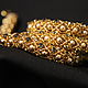 Бусы колье из золотого гематита и дымчатых страз. Бусы. Sweet bead: украшения с минералами (sweetbead89). Ярмарка Мастеров.  Фото №5