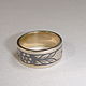 Order Engagement Ring Silver Northern Black Silver 875 Star. Aleshina. Livemaster. . Vintage ring Фото №3