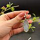 Серебряные серьги с аквамарином. Серьги классические. Мастерская Орловых-Авторские изделия. Ярмарка Мастеров.  Фото №8