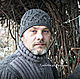 Hat mens'Graphite'. Caps. Shop Natalia Glebovskaya. Online shopping on My Livemaster.  Фото №2