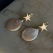 Украшения handmade. Livemaster - original item Earrings-ear-stud: Red heart earrings. Gold earrings with hearts. Handmade.
