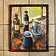 Order Oil painting in frame still life WITH JUGS. pictures & decor of TanyaSeptember. Livemaster. . Pictures Фото №3