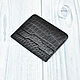 The cardholder is made of genuine crocodile leather, in black!. Cardholder. SHOES&BAGS. My Livemaster. Фото №5