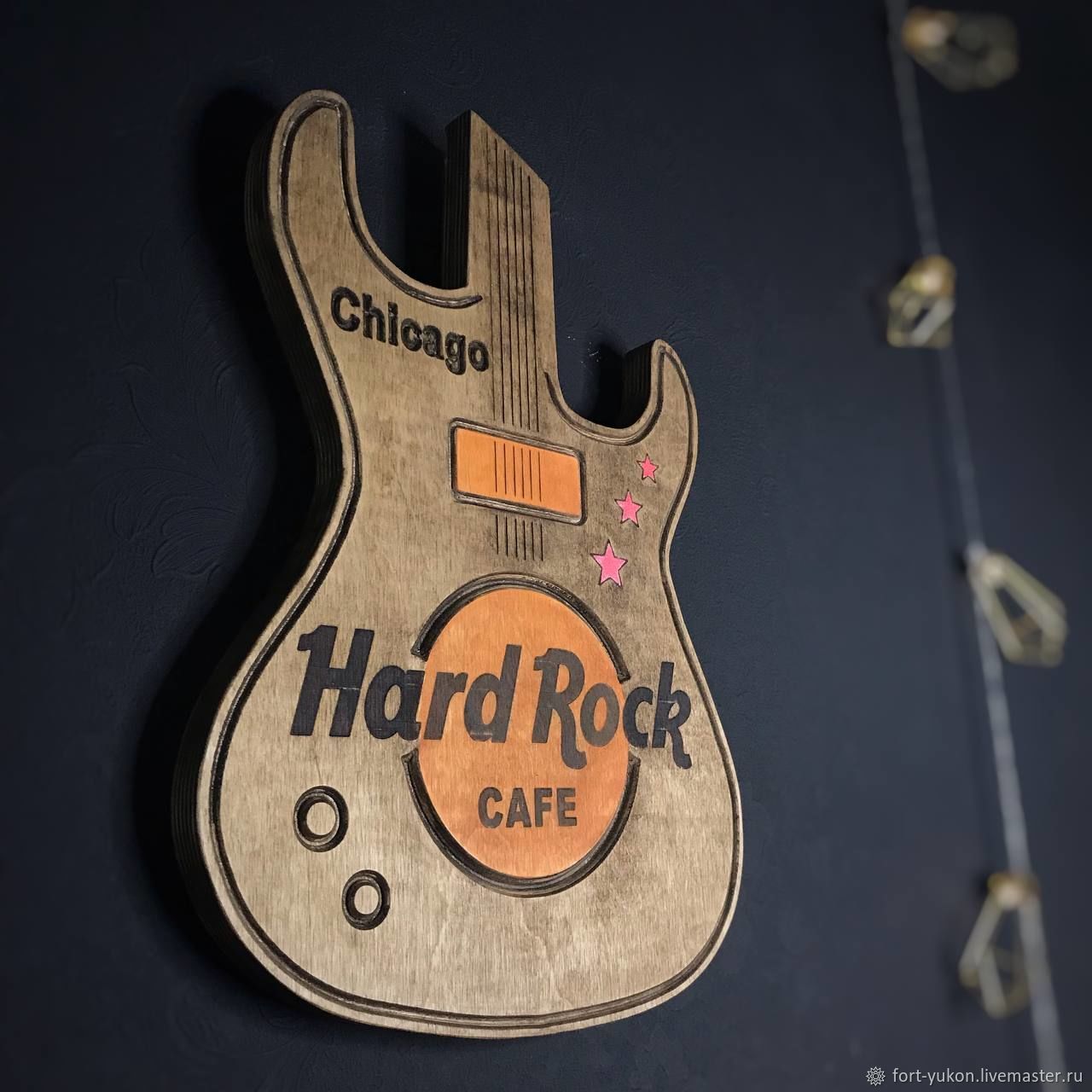 Электрогитара Hard Rock cafe настенный декор для бара в интернет ...